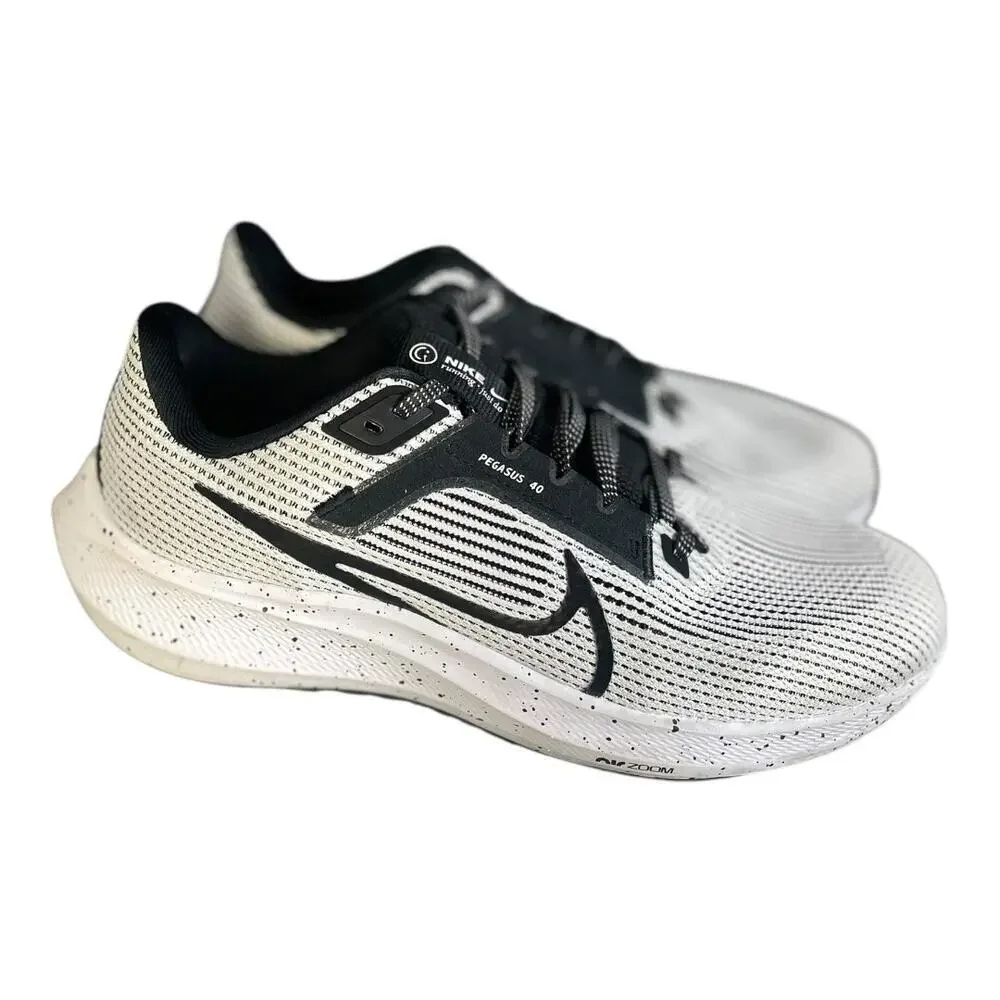 Nike Air Zoom Pegasus 40 Women’s Black/White Running Shoes Size-8.5